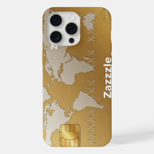 Telefoonhoesjes Business Gold Premium iPhone Hoesje (Achterkant)