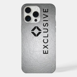 Telefoonhoesjes Exclusief Zilver iPhone 15 Pro Max Case