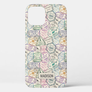 Telefoonhoesjes met op maat gemaakte reisstempels Case-Mate iPhone case