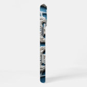 Telefoonhoesjes - Radial Design Relief iPhone Hoesje (Rechterkant)