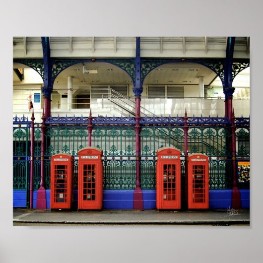 Telefoonhokjes, Smithfield [Kunstprint] Poster (Voorkant)