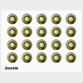 Telefoonkiezer Ronde Sticker (Vel)