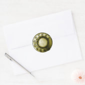 Telefoonkiezer Ronde Sticker (Envelop)