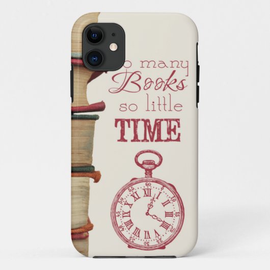 Telefoonkoffer Boek Lovers "Zoveel boeken" Case-Mate iPhone Case (Achterkant)