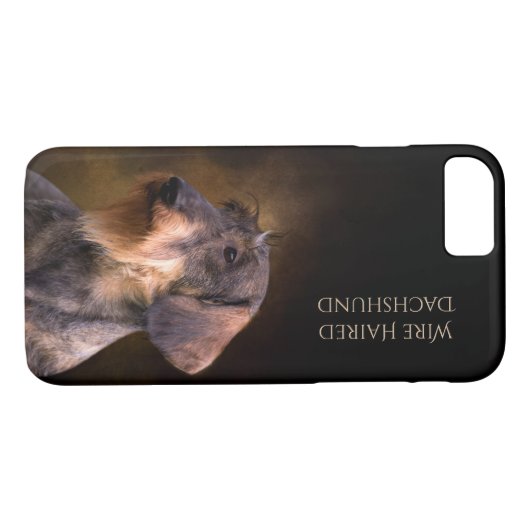 Telefoonkoffer met bedrade Dachshund Case-Mate iPhone Case (Achterkant (Horizontaal))