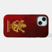Telefoonkoffer voor RCB liefhebbers iPhone 15 Case (Achterkant horizontaal)