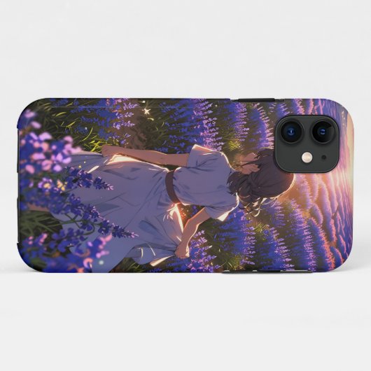 telefoonkwestie met animatie Case-Mate iPhone case (Achterkant (horizontaal))