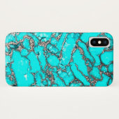 Telefoonnummer 12 Turquoise Case-Mate iPhone Case (Achterkant (horizontaal))