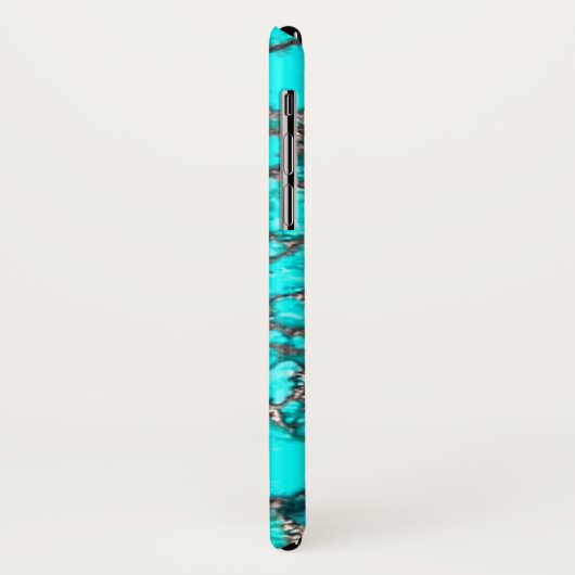 Telefoonnummer 12 Turquoise Case-Mate iPhone Case (Achterkant/links)