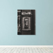 Telefoonnummer 32 canvas afdruk (Insitu (Houten vloer))