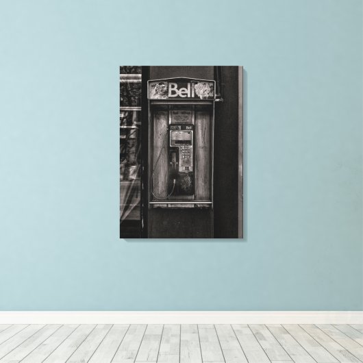 Telefoonnummer 32 canvas afdruk (Insitu (Houten vloer))