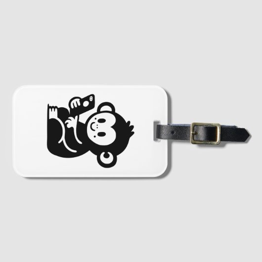 Telefoonnummer Bagagelabel (Voorkant (horizontaal))