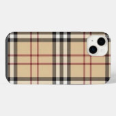 Telefoonnummer: Beige Play iPhone Hoesje (Achterkant horizontaal)