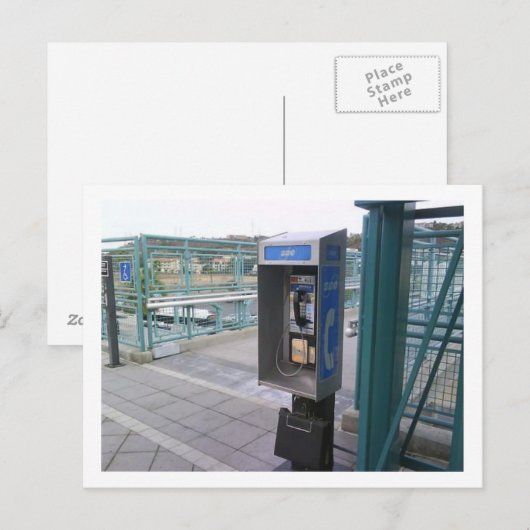 Telefoonnummer betalen Briefkaart (Voorkant / Achterkant)