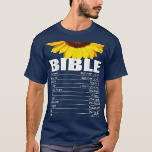 Telefoonnummer bijbels Christelijke Sunflowe T-shirt