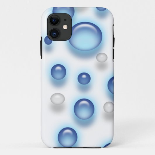 Telefoonnummer - Blauwe belletjes Case-Mate iPhone Case (Achterkant)