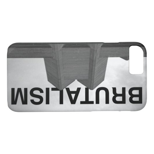 Telefoonnummer Brutalism Theater Case-Mate iPhone Case (Achterkant (Horizontaal))