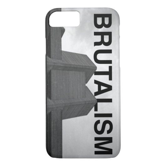 Telefoonnummer Brutalism Theater Case-Mate iPhone Case (Achterkant)