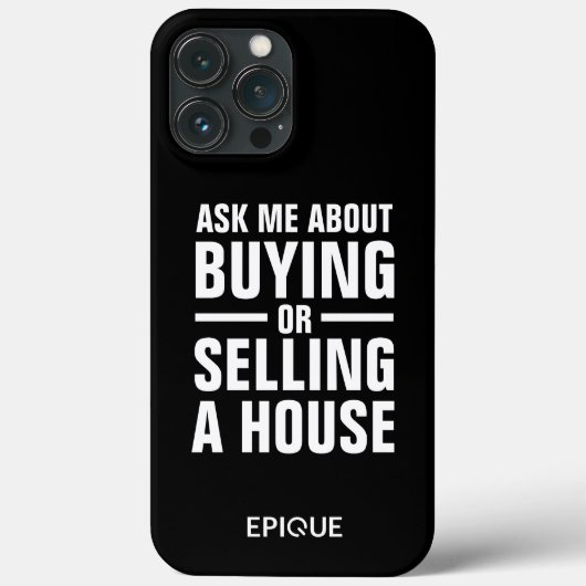 Telefoonnummer Epique Realty Case-Mate iPhone Case (Achterkant)