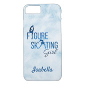 Telefoonnummer Figuur blauwe lijnen meisje skilets Case-Mate iPhone Case (Achterkant)