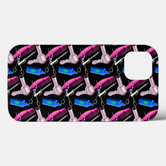 Telefoonnummer haar Stylists Case-Mate iPhone Case (Achterkant (horizontaal))