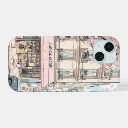 Telefoonnummer iPhone 15 Case (Achterkant horizontaal)