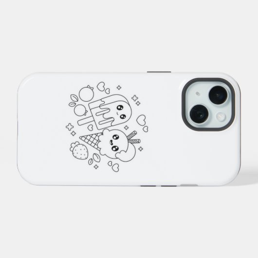 Telefoonnummer iPhone 15 Case (Achterkant horizontaal)