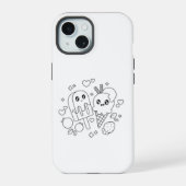 Telefoonnummer iPhone 15 Case (Achterkant)