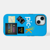 Telefoonnummer iPhone 15 Case (Achterkant horizontaal)