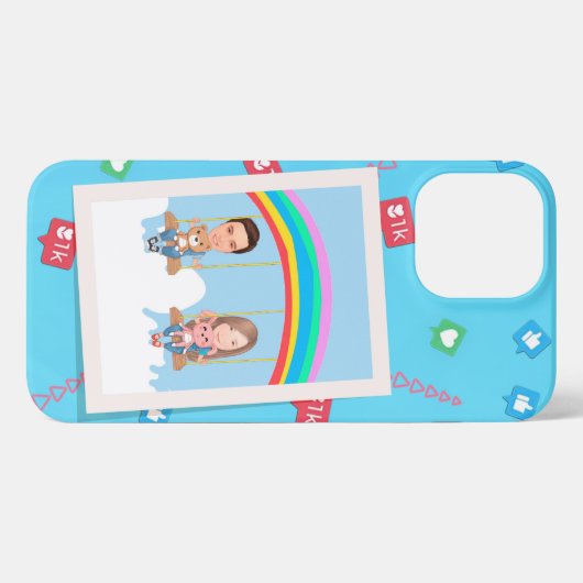 Telefoonnummer iPhone Hoesje (Achterkant horizontaal)