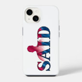 Telefoonnummer iPhone Hoesje (Achterkant)