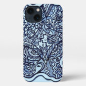 Telefoonnummer iPhone Hoesje (Achterkant)