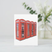 Telefoonnummer Londen Briefkaart (Staand voorkant)