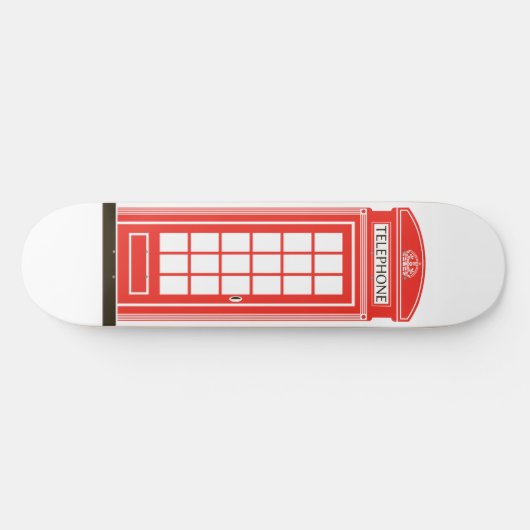 Telefoonnummer Londen Skateboard (Horizontaal)