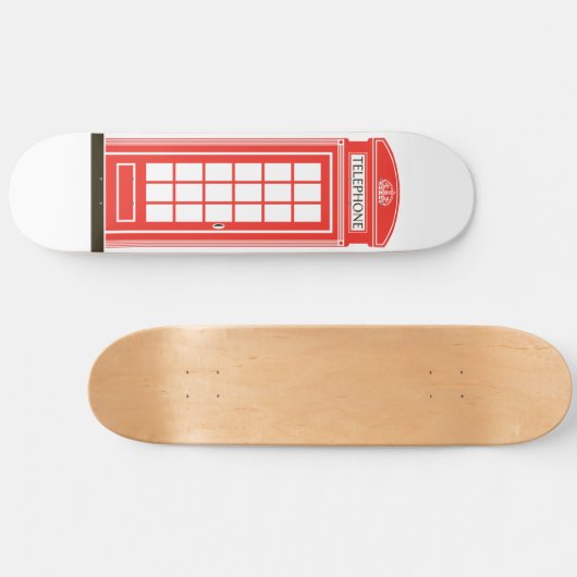 Telefoonnummer Londen Skateboard (Horizontaal)