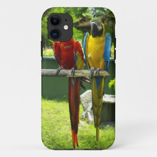 Telefoonnummer Macaw Case-Mate iPhone Case (Achterkant)