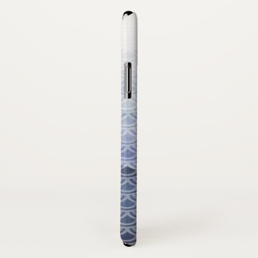 Telefoonnummer Mermaid Off Duty Blue Waterverf Case-Mate iPhone Case (Achterkant / rechts)