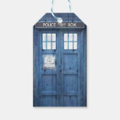 Telefoonnummer politie Openbare telefooncel Cadeaulabel (Achterkant)