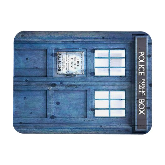 Telefoonnummer politie Openbare telefooncel Magneet (Horizontaal)