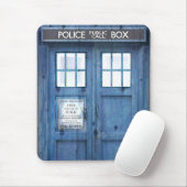 Telefoonnummer politie Openbare telefooncel Muismat (Met muis)