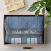 Telefoonnummer politie Openbare telefooncel Tissuepapier (Geschenk)