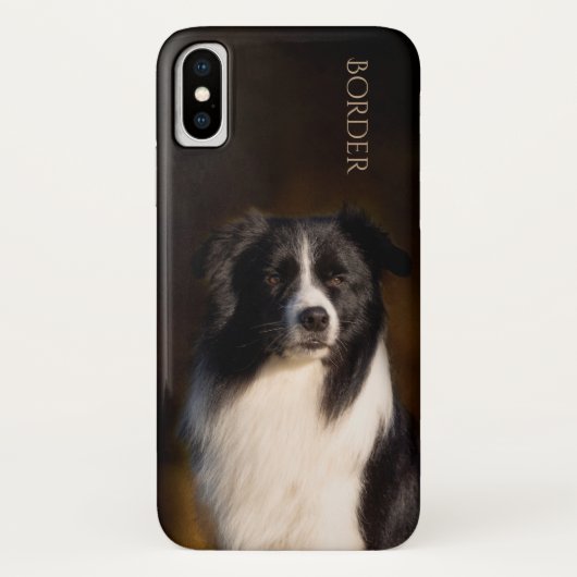 Telefoonnummer rand collie Case-Mate iPhone case (Achterkant)