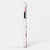 Telefoonnummer - Rode snoepdoek Case-Mate iPhone Case (Achterkant/rechts)