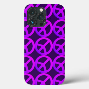 Telefoonnummer roze vredesteken Case-Mate iPhone case