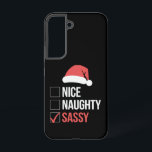 Telefoonnummer Samsung Galaxy Hoesje<br><div class="desc">Leuke Naughty Sassy kerstlijst</div>