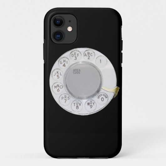 Telefoonnummer terug naar telefoon grappige oude s Case-Mate iPhone case (Achterkant)
