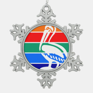 Telefoonnummer Tin Sneeuwvlok Ornament