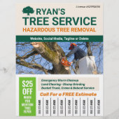 Telefoonnummer Tree Removal Service Flyer (Voorkant)