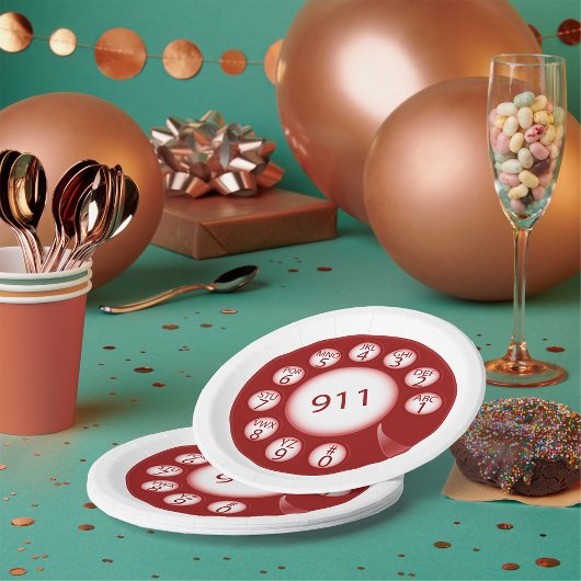 Telefoonnummer voor noodgevallen papieren bordje