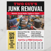 Telefoonnummer voor ongewenste verwijdering flyer (Voorkant)